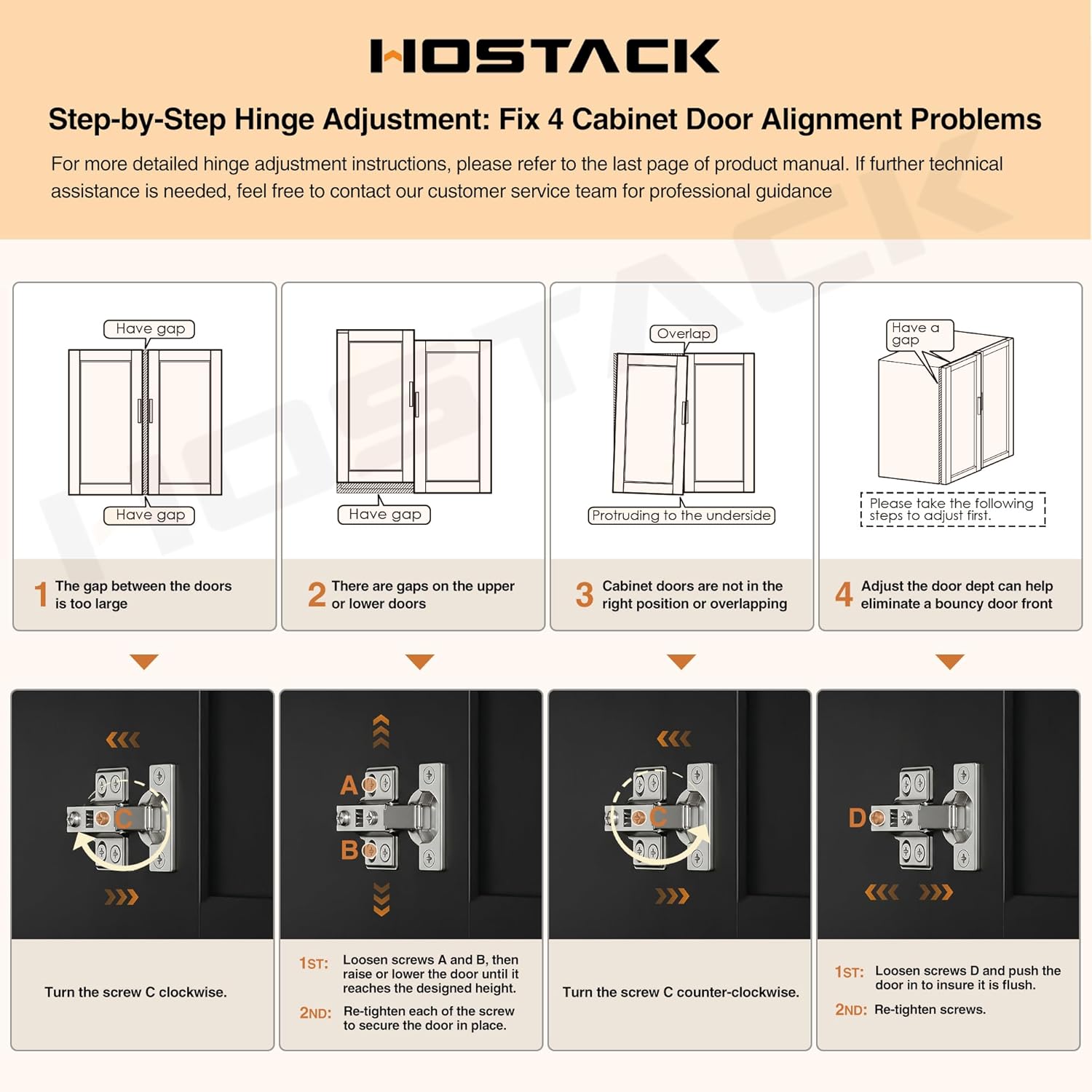 HOSTACK Modern Farmhouse Buffet Sideboard Cabinet, Barn Doors Storage Cabinet with Drawers and Shelves, Wood Coffee Bar Station for Dining Room, Kitchen, Living Room, Rustic Brown