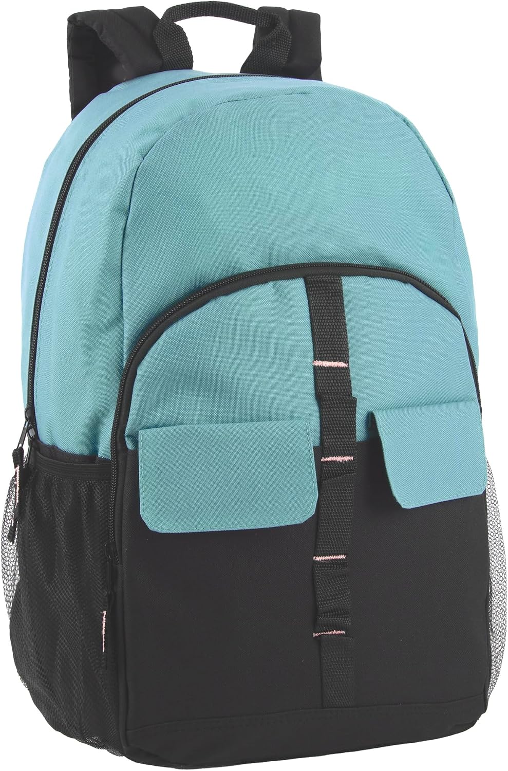 Trail maker 24 Pack Backpacks in Bulk | Wholesale Multipocket Backpacks with Side Water Bottle Pockets for Sports Teams, Homeless (Female Colors Pack)