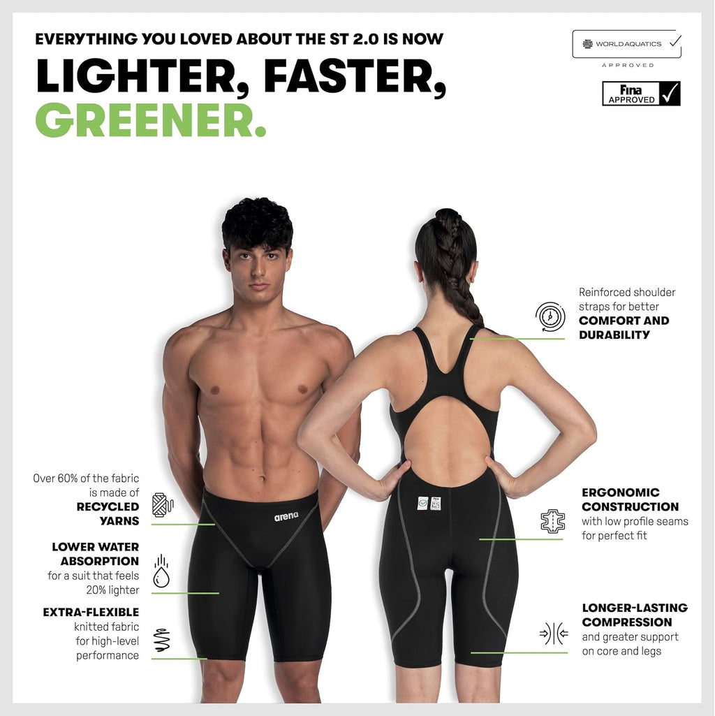 Arena Women's Racing Suit Powerskin St Next Open Back Swimsuit Competition Athletic Tech Suit