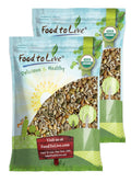 Food to Live Organic Dry Roasted Sunflower and Pumpkin Seed Mix with Himalayan Salt, 16 Pounds – Oven Roasted, Lightly Salted, No Oil, Perfect for Baking and Salads, Vegan, Kosher, Bulk