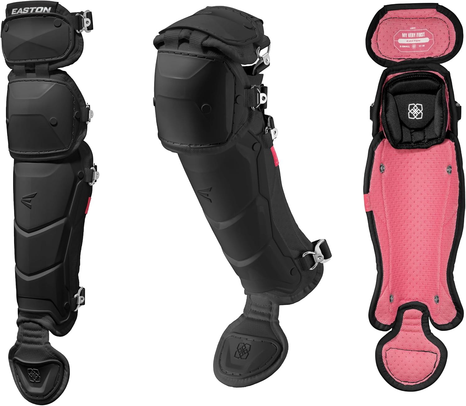 Easton | Jen Schro My Very First Youth Softball Catcher's Set | Helmet, Leg Guards & Chest Protector Included