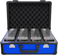 Zion Cases Slab Case XL Graded Card Case; The Original Slab Case for Graded Cards; Fits PSA, BGS, HGA, and CSG Graded Trading Card Slabs; Ideal Travel Storage Solution; (Carbon Fiber Blue)