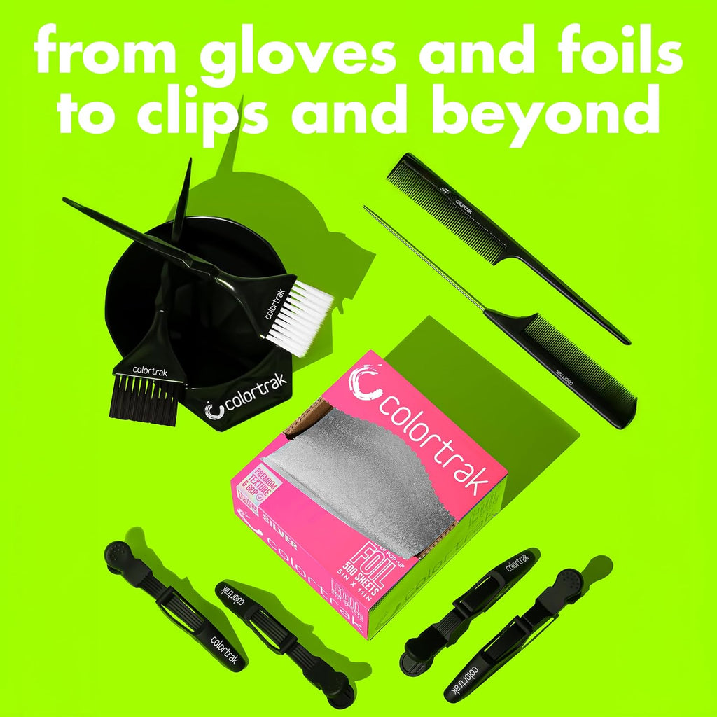 Colortrak Disposable Powder Free Vinyl Gloves, Single-Use, Latex-Free, Powder Free, Ambidextrous