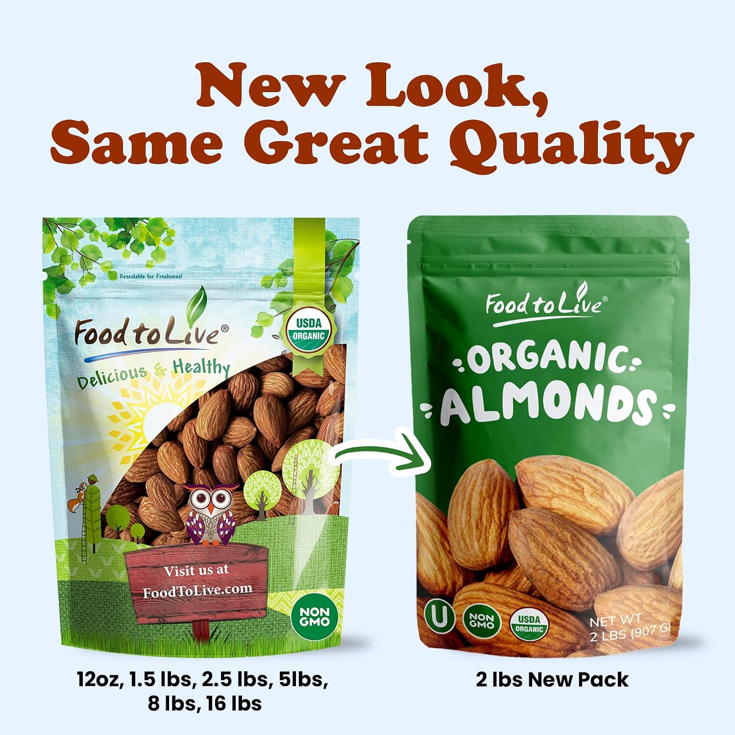 Food to Live Organic Dry Roasted Almonds, 16 Pounds – Non-GMO, Unsalted, Vegan, Keto, Paleo, Kosher, Bulk, High in Protein, Dietary Fiber, Vitamin E, Copper, Manganese, Magnesium, and Riboflavin.