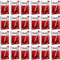 Sharpie 30002 Fine Point Permanent Marker, Marks On Paper and Plastic, Resist Fading and Water, AP Certified, Red Color, Case of 24 Dozens