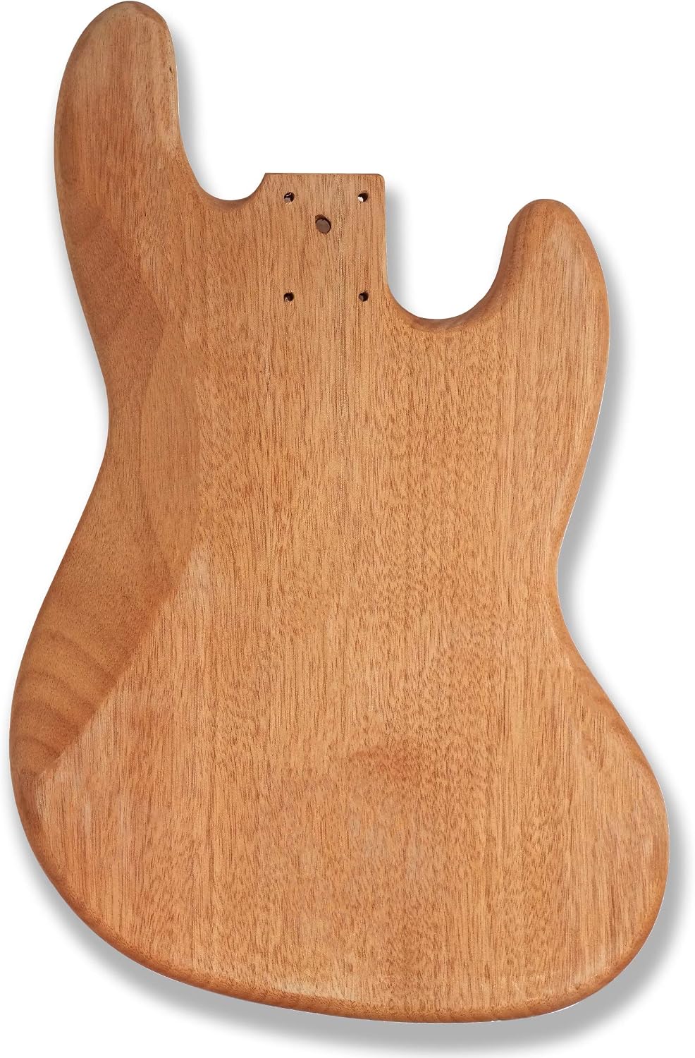 DIY Left-handed Bass Guitar Unfinished Electric Guitar Kit Okoume Body