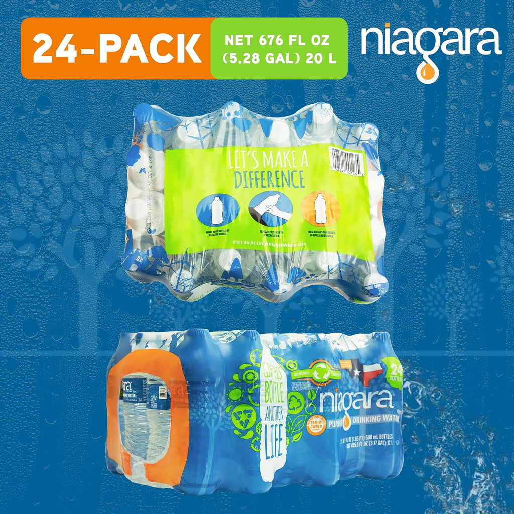 Niagara 16.9oz 24pk 84 cases per pallet 2016 bottles