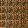 A La Maison Ceilings R125 Emma's Flowers Foam Glue-up Ceiling Tile (129.6 sq. ft./Case), Pack of 48, Antique Bronze