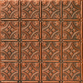À LA MAISON CEILINGS R125 Emma's Flowers Foam Glue-Up Ceiling Tile (128 Sq. Ft./Case), Pack of 48, Antique Copper