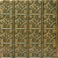 À LA MAISON CEILINGS R125 Emma's Flowers Foam Glue-up Ceiling Tile (128 sq. ft./Case), Pack of 48, Antique Brass