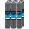 SpiroPure SP-NCP-20BB 20x4.5 10 Micron Dual Purpose Sediment and Carbon Water Filter Cartridge NCP-20BB 155382-43 (Case of 6)