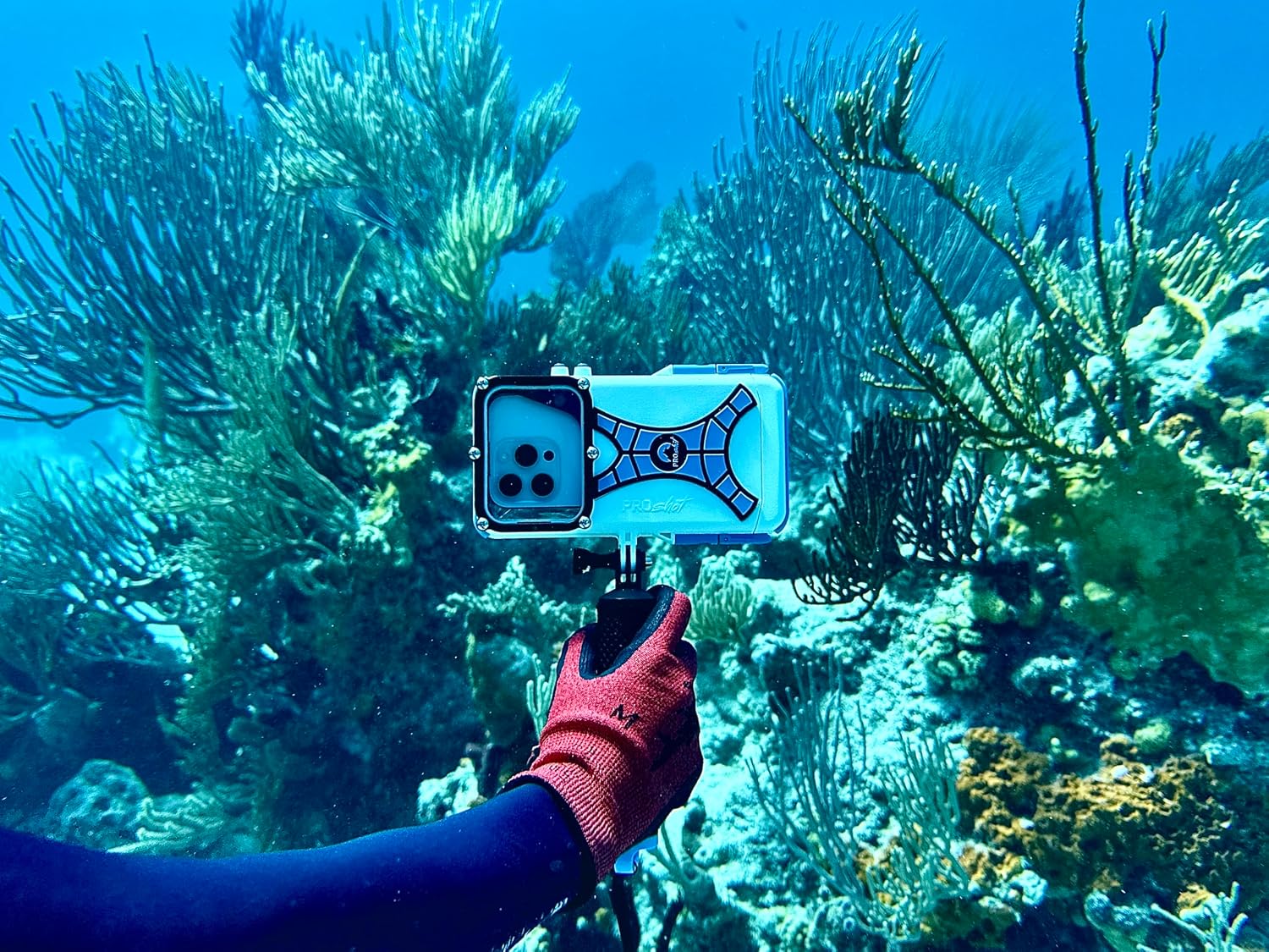 Pro Shot Touch Case 2.0 – Waterproof iPhone Housing, Rated to 50 ft, Compatible with All iPhones, Ideal for Snorkeling, Shallow Diving, and Water Sports. (Fits All iPhones Including 17 Pro & Pro Max)