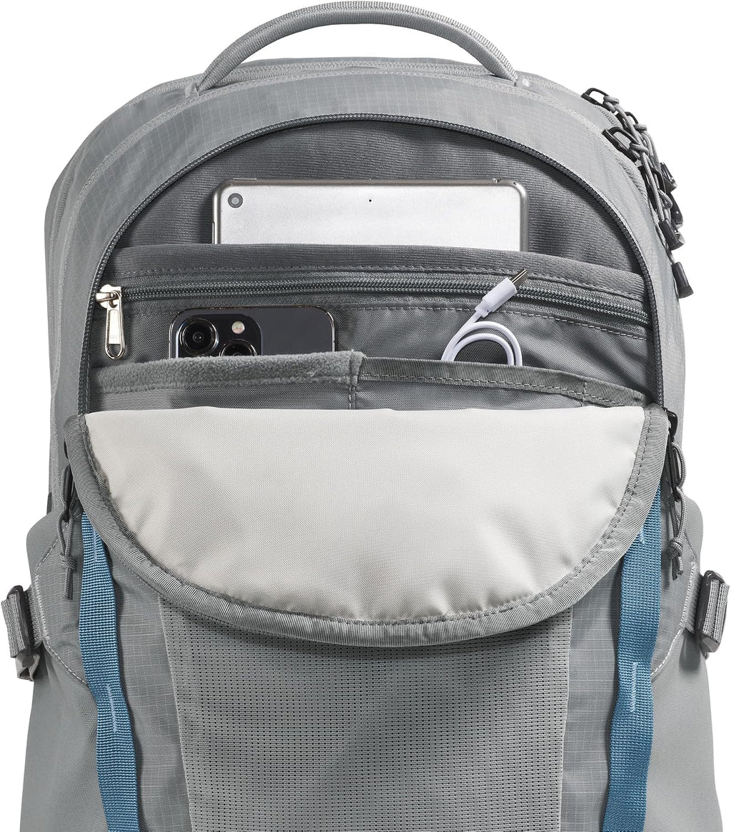 The North Face Recon Everyday Laptop Backpack - Daypack, Water Repellent, Laptop Sleeve, 2 Water Bottle Pockets, Concrete, One Size