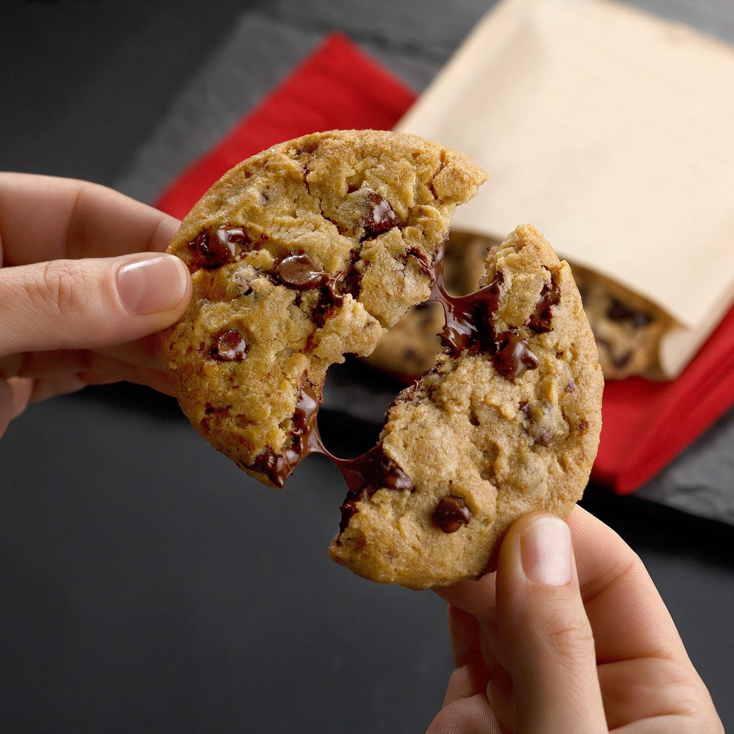 Mrs. Fields 126 Nibblers Bite-Sized Cookies Basket | Assorted with 3 Classic Cookie Flavors