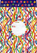 Jillson & Roberts Medium Foam Padded Mailing Envelopes, Celebration Streamers (24 Pcs)