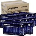 Adenna KODA Nitrile Exam, Sensitive Skin, Powder Free Disposable Gloves, 5.5 Mil, Box of 100, Black Medium, GL-NCF235BKFM