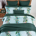 Ted Baker Tropical Elevations 100% Cotton Sateen, 3 Piece Comforter and Sham Set, Full/Queen, Multi