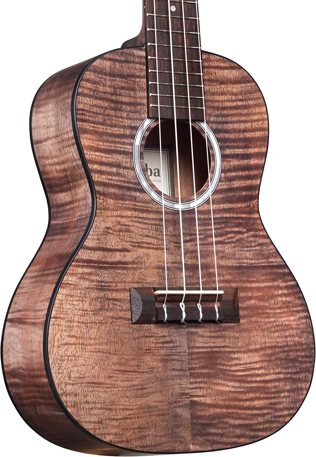 Cordoba 15CFM Granite Grey Flamed Mahogany Concert Ukulele