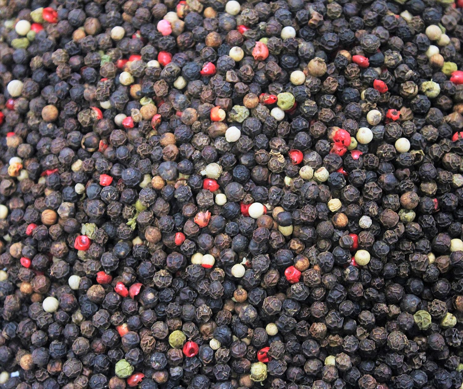 Premium Whole Peppercorn Medley by Its Delish, 10 lbs Bulk Bag, Whole Black, Green, White & Pink Peppercorn Mix